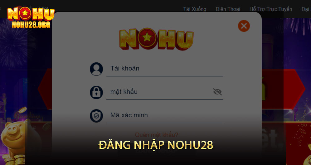 đăng nhập nohu28